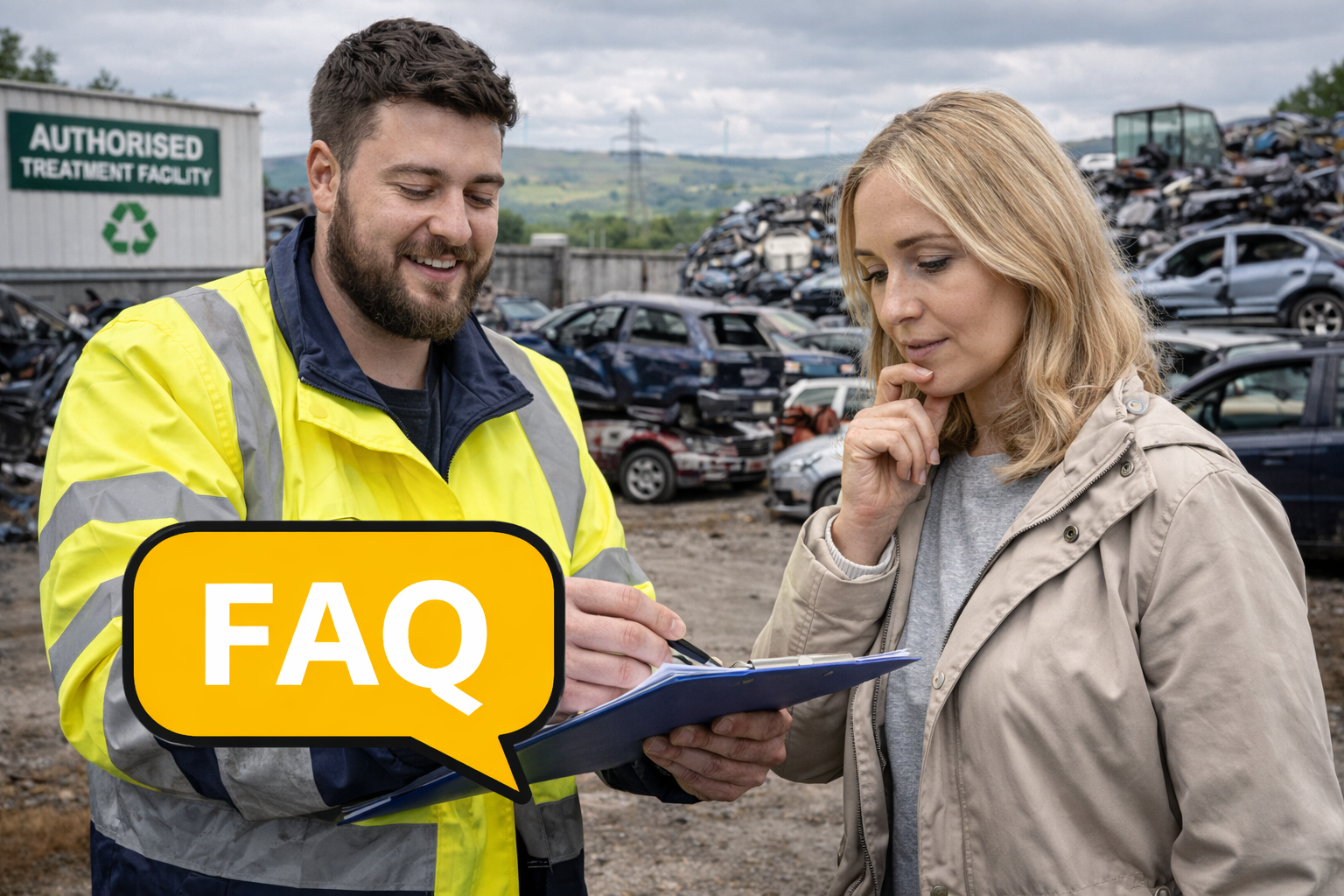 Scrap car FAQs and advice in Kirkby